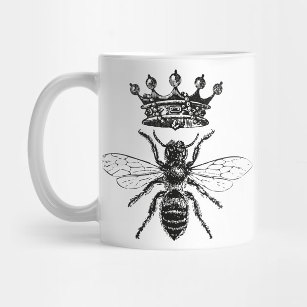 Queen Bee | Black and White by Eclectic At Heart